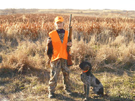 First Pheasant Hunt with Dog