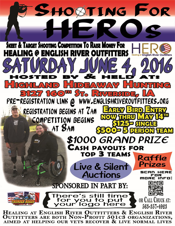 Shooting for HEROs flyer