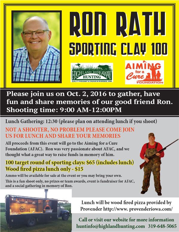 Ron Rath Sporting Clay 100